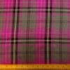 Suiting Fabric Tartan Dundee Cerise