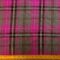 Suiting Fabric Tartan Dundee Cerise