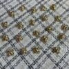 Gold Buttons Criss Cross 2cm Code Jam