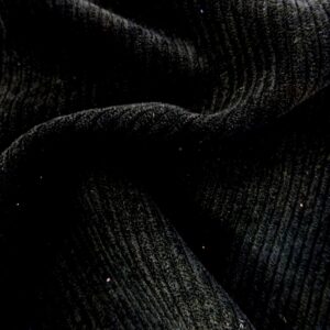 Corduroy Fabric Buttersoft 8 Wale Cord Black