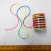 Corset Lacing Rats Tail Cord Rainbow