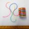 Corset Lacing Rats Tail Cord Rainbow