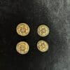 Gold Buttons Plaited 1.8cm Code Jam