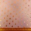 T-Shirting Fabric Foiled Almond Spice Blush Pink/Rose