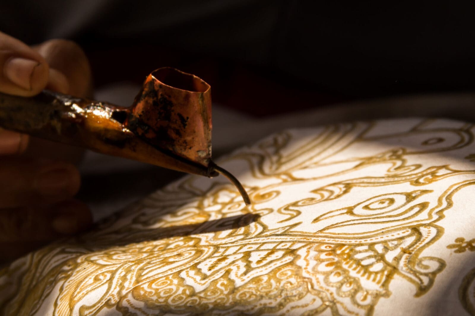Canting and batik painting