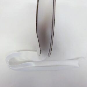 Satin Bias Binding Reels white