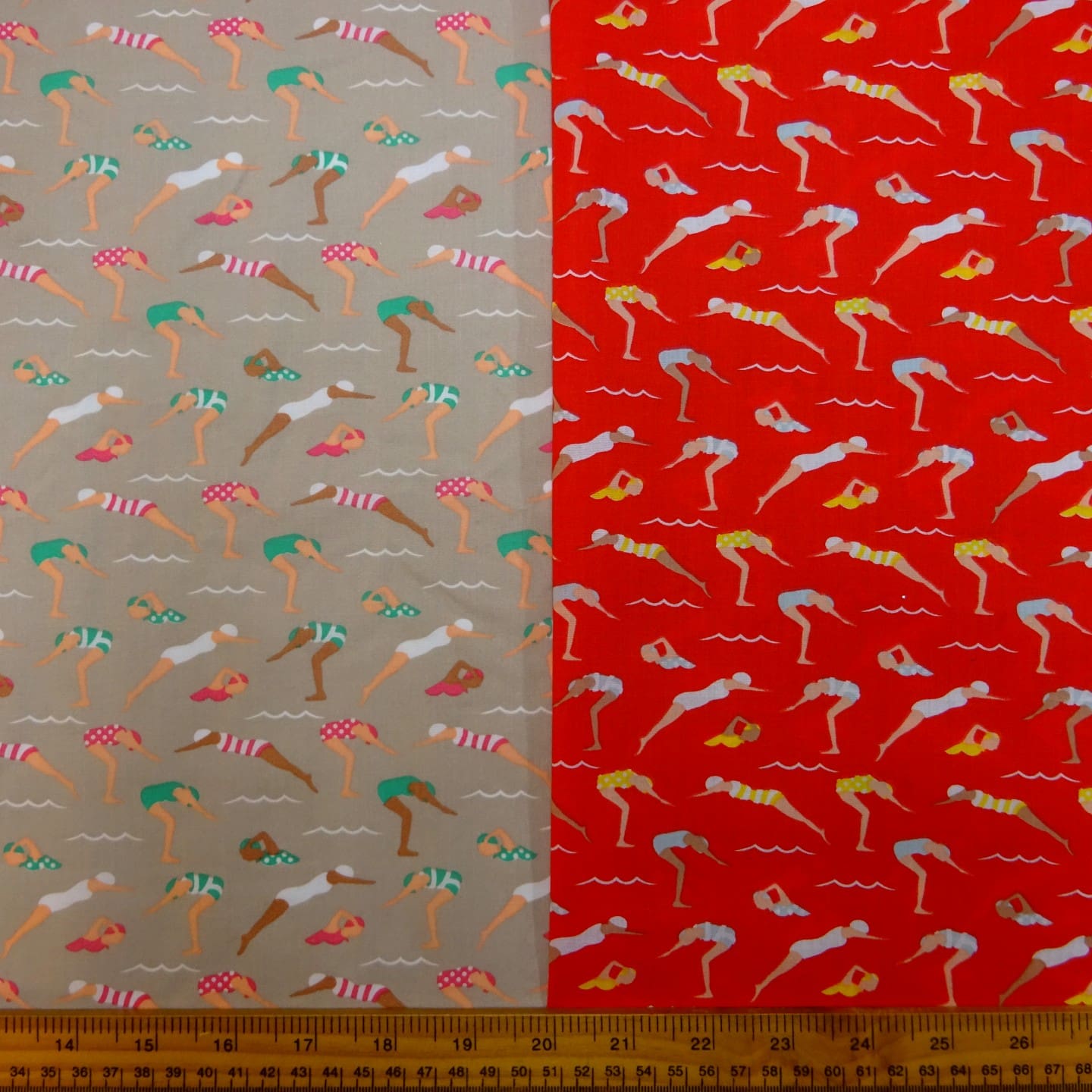 Polyester Cotton Fabric The Swim Team