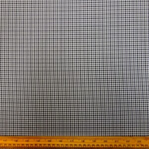 Suiting Fabric Country Set Fosters Check Grey Black