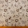 Curtain Fabric Canvas Grumble Weeds Beige Cream
