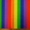 Polyester Cotton Fabric Mega Rainbow Stripe 5cm