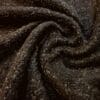 Sherpa Fleece Fabric Freddie Fleck Black