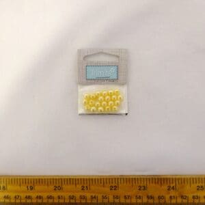 Bead Packs 6mm Rounds Cream