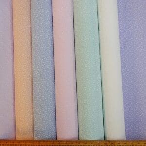 Polyester Cotton Fabric Meringue Flowers
