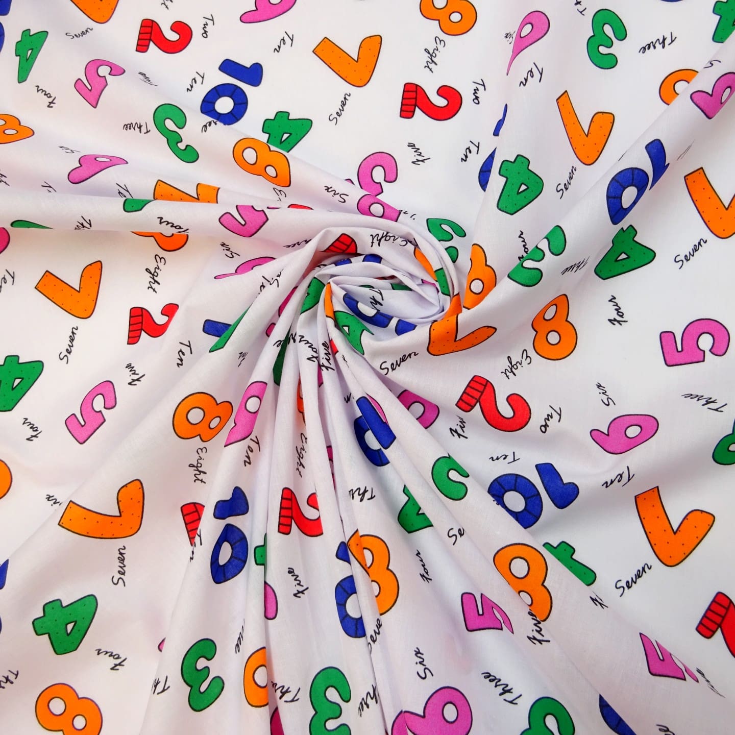 Polyester Cotton Fabric Numberelli