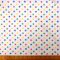 Polyester Cotton Fabric Smarties Spots Multi On White