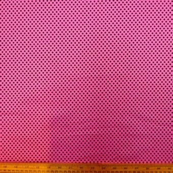 Cotton Fabric Compton Spots Pink Black