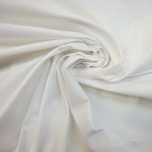 Cotton Fabric Plain 100% Cotton White