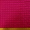 Crepe Fabric 3D Mega Waffle With Spandex Cerise