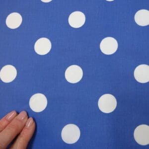 Polyester Cotton Fabric Shilling Spot royal