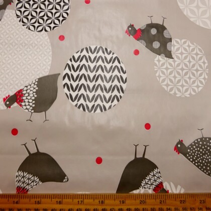 PVC Tabling Fabric Spot The Hen