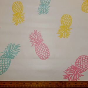 PVC Tabling Fabric Pineapple Punch