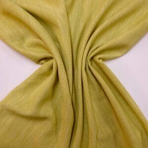 Faux Linen Suiting Fabric Bracken Skirt Weight Parsnip Green