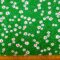 T-Shirting Fabric Daisy On The Grass Emerald White
