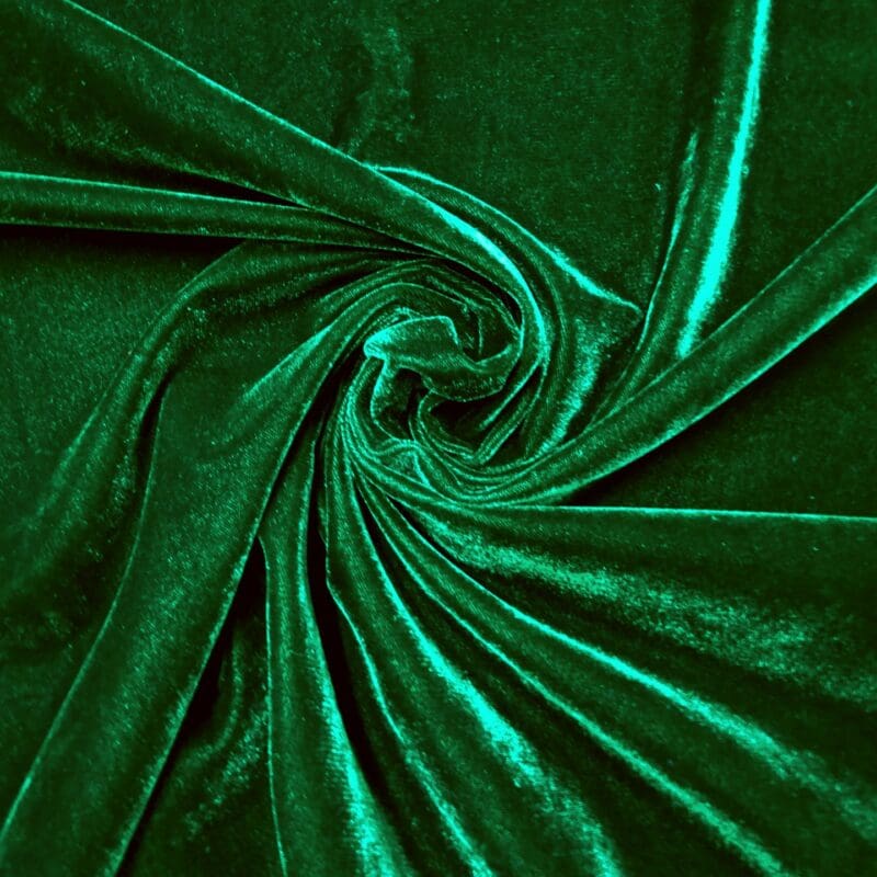 Velvet Fabric Triple Woven Seconds Quality Emerald