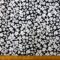 Viscose Fabric Floral Scatter Pansy Black