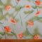 Viscose Fabric Floral Tulip Toscani Mint Peach
