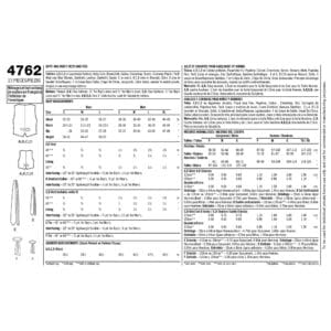 Simplicity Sewing Pattern 4762