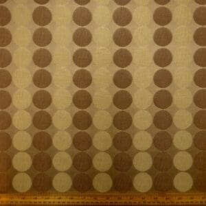 Curtain Fabric Taffeta Balls Sand/Gold/Bronze