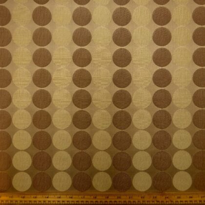 Curtain Fabric Taffeta Balls Sand Gold Bronze