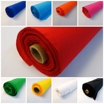 Plain Polyester Cotton Fabric Full Roll (40m)