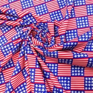 Cotton Fabric Print Hollywood USA
