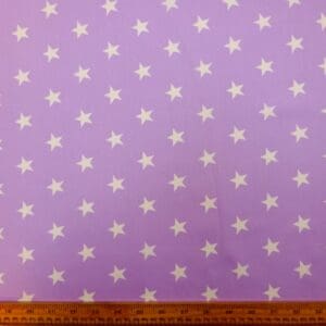 Cotton Fabric Stars Movie Mauve