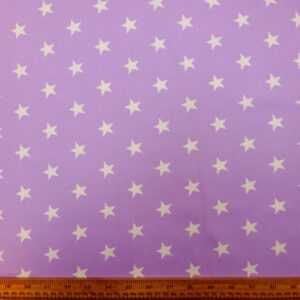 Cotton Fabric Stars Movie Mauve