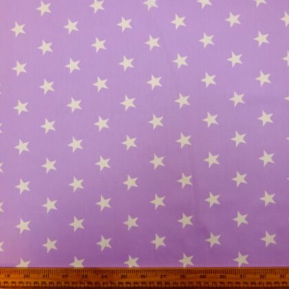 Cotton Fabric Stars Movie Mauve