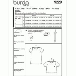 Burda Sewing Pattern 9229