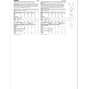 Simplicity Sewing Pattern 9961