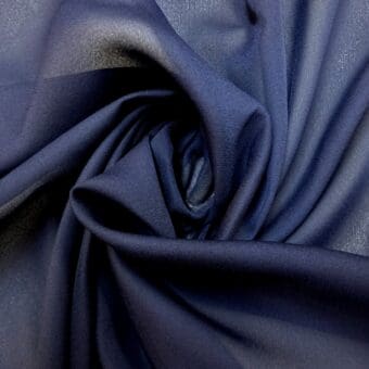 Georgette Fabric Polyester £2.00 Deals Navy