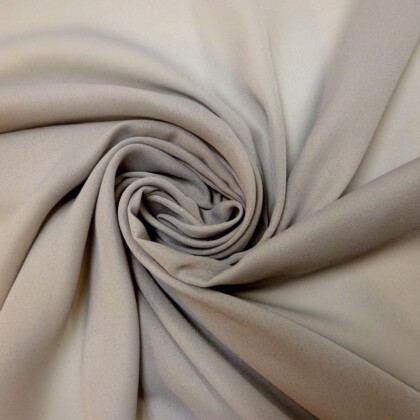 Georgette Fabric Polyester £2.00 Deals Silver Grey
