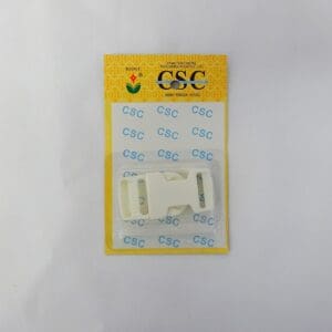 Bum Bag Clips Small Carded 20mm White
