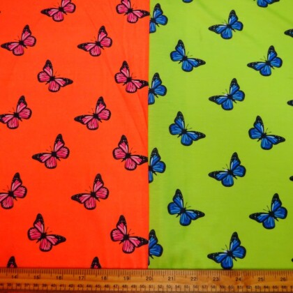 T-Shirting Jersey Fabric Butterfly Betsy