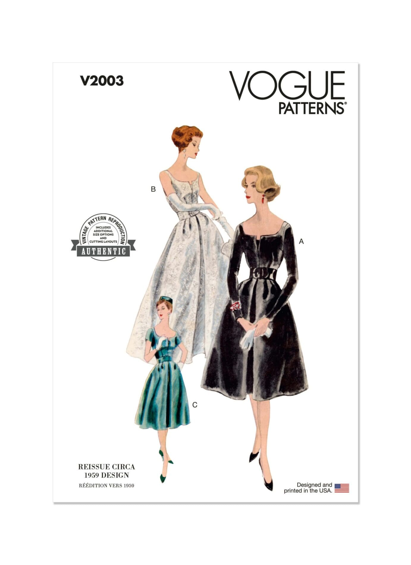 Vogue Sewing Pattern 2003 | Fabric Land