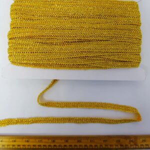 Metallic Trimming Frogging Braid Gold