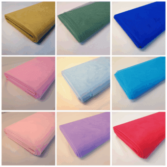 Polyester Dress Net Fabric Full Board