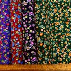 Viscose Fabric Faux Liberty Print Twiggy Willow