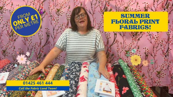Floral Printed Fabrics for Summer | Fabric Land Deals!
