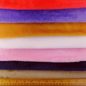 Fleece Fabric Soft Huggable Plain